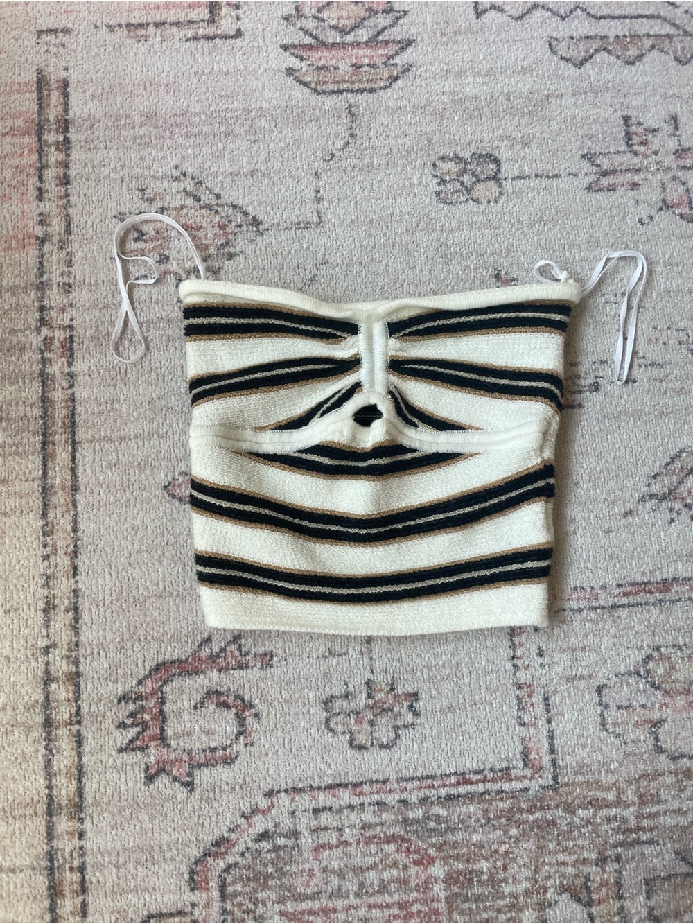 American Eagle Boho Striped Tube Top Womens XS